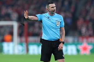 英媒：若英格兰、阿根廷进半决赛，奥利弗将无缘执法决赛